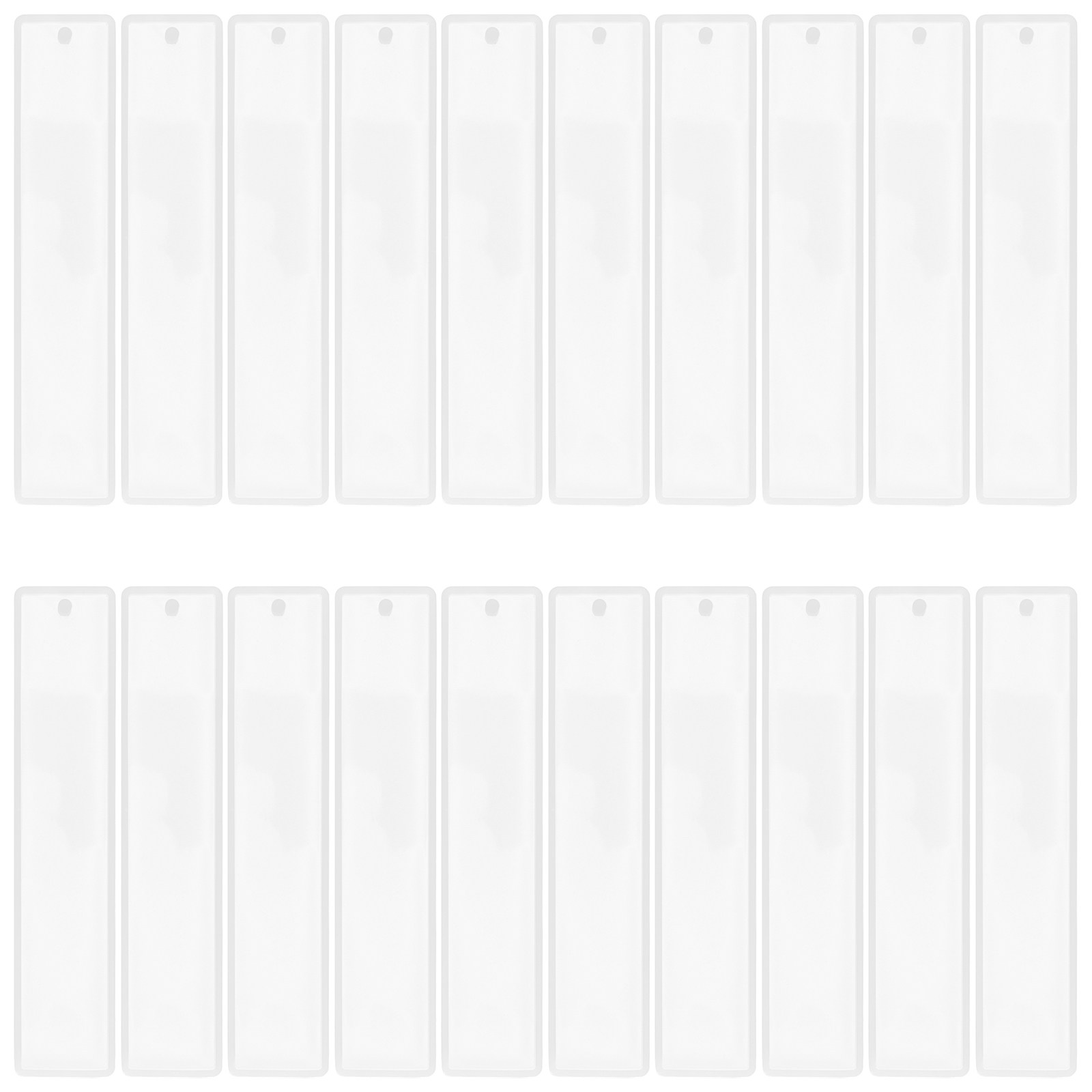 Resin Craft Ideas - 20 stampi in silicone per segnalibri,