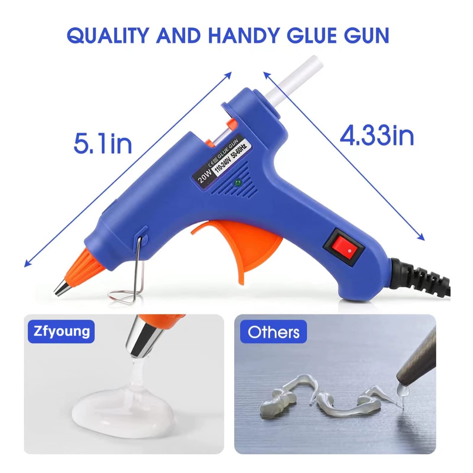 Heat Gun Small - Pistola per colla a caldo da