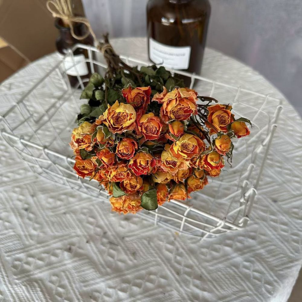Resin Craft Ideas - Mazzo di rose naturali stabilizzate, fiori