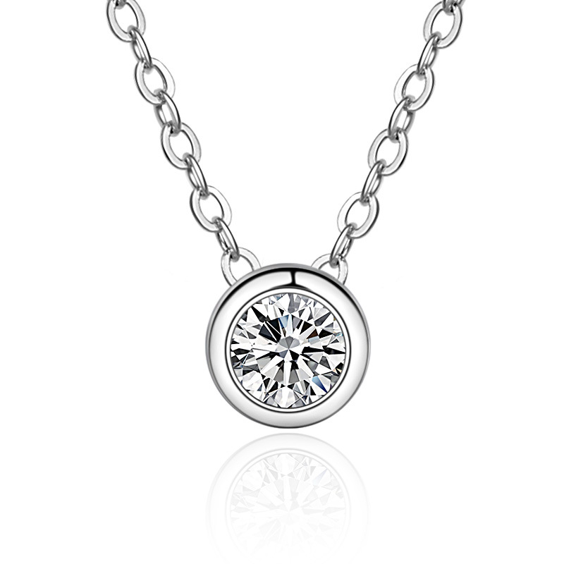 Orecchini a lobo con moissanit - Bezels Set Pendant recensione e prezzo